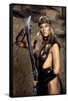 Conan le barbare Conan the Barbarian by John Milius with Sandahl Bergman, 1982 (photo)-null-Framed Stretched Canvas