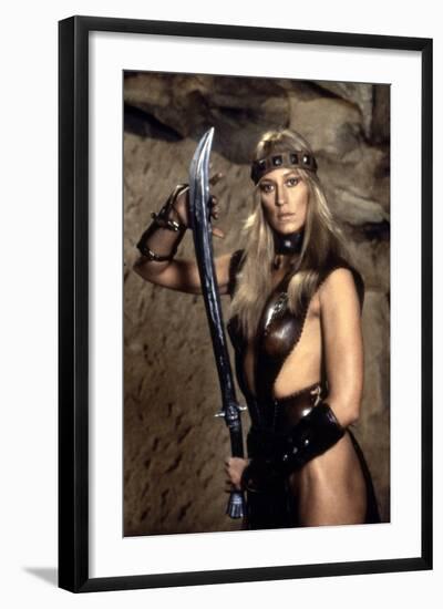 Conan le barbare Conan the Barbarian by John Milius with Sandahl Bergman, 1982 (photo)-null-Framed Photo