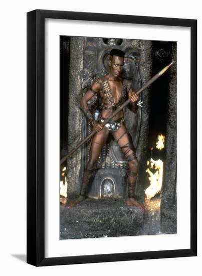 Conan le destructeur CONAN THE DESTROYER by RichardFleischer with Grace Jones, 1984 (photo)-null-Framed Photo