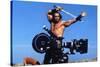 Conan the Barbarian 1982 Directed by John Milius on the Set, Arnold Schwarzenegger.-null-Stretched Canvas