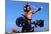 Conan the Barbarian 1982 Directed by John Milius on the Set, Arnold Schwarzenegger.-null-Mounted Photo