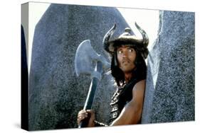 CONAN THE BARBARIAN, 1982 directed by JOHN MILIUS (photo)-null-Stretched Canvas