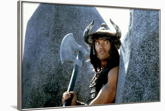 CONAN THE BARBARIAN, 1982 directed by JOHN MILIUS (photo)-null-Framed Photo
