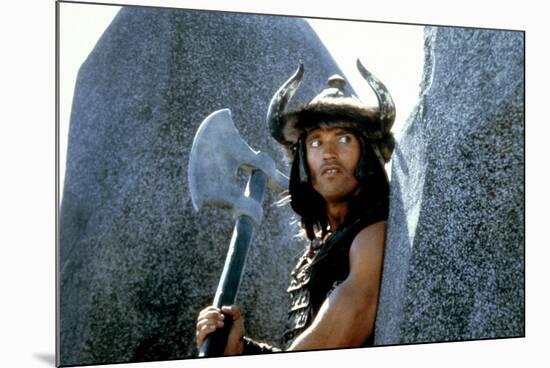 CONAN THE BARBARIAN, 1982 directed by JOHN MILIUS (photo)-null-Mounted Photo