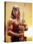 Conan the Destroyer, Arnold Schwarzenegger, by Richard Fleischer with, 1984-null-Stretched Canvas