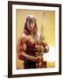 Conan the Destroyer, Arnold Schwarzenegger, by Richard Fleischer with, 1984-null-Framed Photo