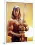 Conan the Destroyer, Arnold Schwarzenegger, by Richard Fleischer with, 1984-null-Framed Photo