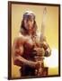 Conan the Destroyer, Arnold Schwarzenegger, by Richard Fleischer with, 1984-null-Framed Photo