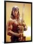 Conan the Destroyer, Arnold Schwarzenegger, by Richard Fleischer with, 1984-null-Framed Photo