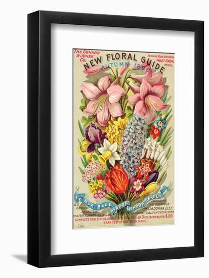 Conard & Jones Floral Guide-null-Framed Art Print