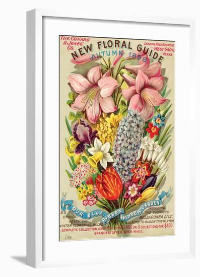 Conard & Jones Floral Guide-null-Framed Art Print