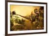 Concavenator Was a Theropod Dinosaur from the Early Cretaceous Period-null-Framed Art Print