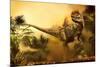 Concavenator Was a Theropod Dinosaur from the Early Cretaceous Period-null-Mounted Art Print