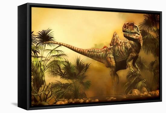 Concavenator Was a Theropod Dinosaur from the Early Cretaceous Period-null-Framed Stretched Canvas