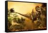 Concavenator Was a Theropod Dinosaur from the Early Cretaceous Period-null-Framed Stretched Canvas