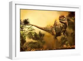 Concavenator Was a Theropod Dinosaur from the Early Cretaceous Period-null-Framed Premium Giclee Print