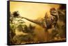 Concavenator Was a Theropod Dinosaur from the Early Cretaceous Period-null-Framed Stretched Canvas