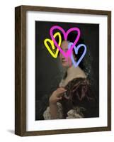 Concealed Portrait II-Victoria Barnes-Framed Art Print