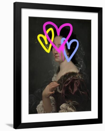 Concealed Portrait II-Victoria Barnes-Framed Art Print