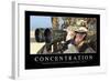 Concentration: Citation Et Affiche D'Inspiration Et Motivation-null-Framed Photographic Print