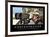 Concentration: Citation Et Affiche D'Inspiration Et Motivation-null-Framed Photographic Print