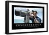 Concentration: Citation Et Affiche D'Inspiration Et Motivation-null-Framed Photographic Print