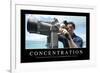 Concentration: Citation Et Affiche D'Inspiration Et Motivation-null-Framed Photographic Print