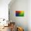 Concentric Circles in Color Field-null-Giclee Print displayed on a wall