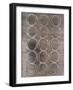 Concentric Metallic in Aged Silver-Michael Willett-Framed Art Print