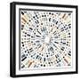 Concentric Tones II-Victoria Barnes-Framed Art Print