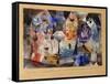 Concentrierter Roman-Paul Klee-Framed Stretched Canvas