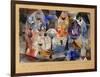 Concentrierter Roman-Paul Klee-Framed Giclee Print