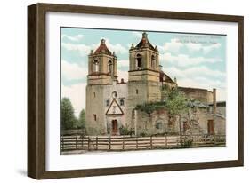 Concepcion de Acuna Mission, San Antonio, Texas-null-Framed Art Print