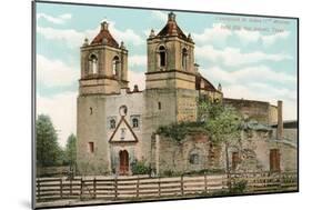 Concepcion de Acuna Mission, San Antonio, Texas-null-Mounted Art Print
