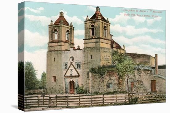 Concepcion de Acuna Mission, San Antonio, Texas-null-Stretched Canvas