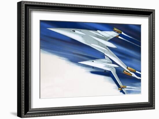 Concept Aircraft-null-Framed Giclee Print