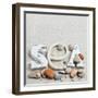 Concept of Summer Time with Sea Shells and Stones-Julia Photographer-Framed Photographic Print