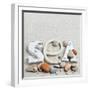 Concept of Summer Time with Sea Shells and Stones-Julia Photographer-Framed Photographic Print