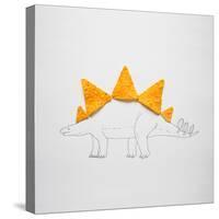 Conceptual Dinosaur-Cintascotch-Stretched Canvas