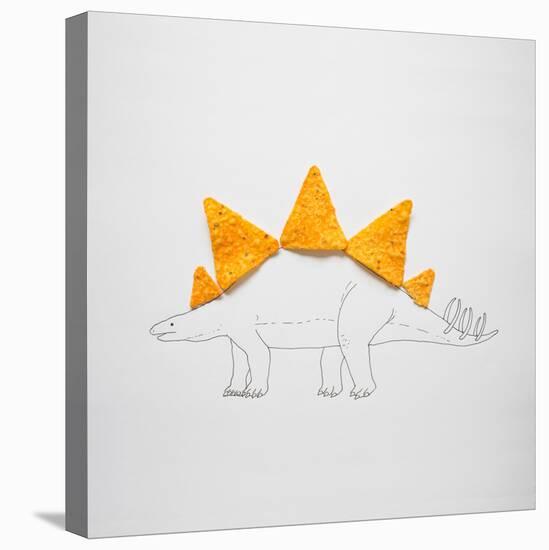 Conceptual Dinosaur-Cintascotch-Stretched Canvas