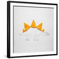 Conceptual Dinosaur-Cintascotch-Framed Photographic Print