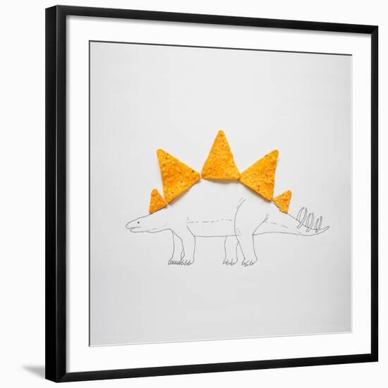 Conceptual Dinosaur-Cintascotch-Framed Photographic Print