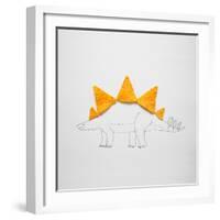 Conceptual Dinosaur-Cintascotch-Framed Photographic Print