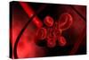 Conceptual Image of a Blood Vessel-null-Stretched Canvas