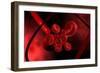 Conceptual Image of a Blood Vessel-null-Framed Art Print