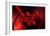 Conceptual Image of a Blood Vessel-null-Framed Premium Giclee Print