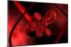 Conceptual Image of a Blood Vessel-null-Mounted Premium Giclee Print
