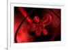 Conceptual Image of a Blood Vessel-null-Framed Art Print