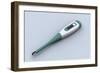 Conceptual Image of a Digital Thermometer-null-Framed Art Print