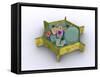 Conceptual Image of a Plant Cell and its Components-null-Framed Stretched Canvas